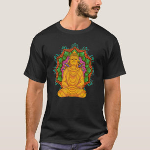 Meditation Mandala Zen Buddhist Spiritual Yogi Bud T-Shirt