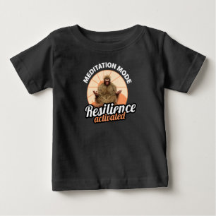 Meditation Mode Bigfoot Resilience Activated Baby T-Shirt