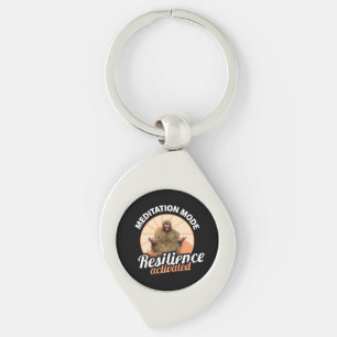 Meditation Mode Bigfoot Resilience Activated Key Ring