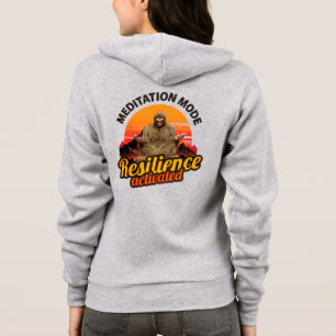 Meditation Mode Resilience Activated Bigfoot Art Hoodie