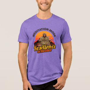 Meditation Mode: Resilience Activated Bigfoot Tri-Blend Shirt