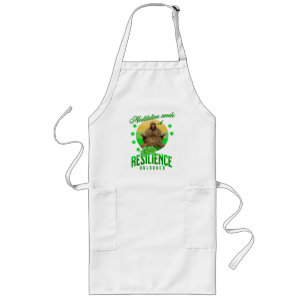 Meditation Mode: Resilience Unlocked Funny Bigfoot Long Apron