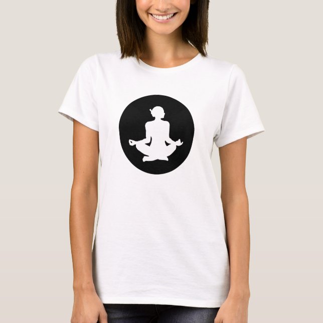 Meditation Monochrome T-Shirt (Front)