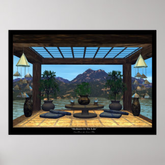 Meditation on The Lake Poster