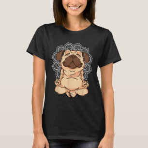 Meditation Pug Dogs Buddha Zen Yoga Teacher Pug Bu T-Shirt