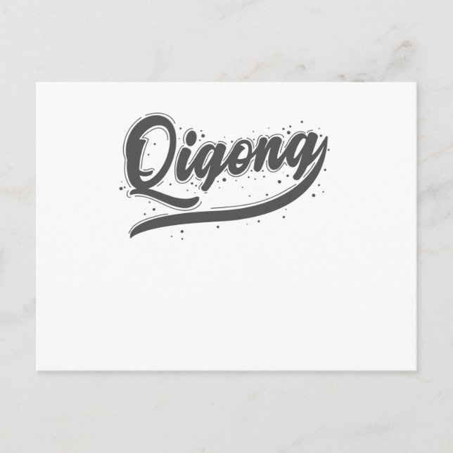 Meditation Qigong aus China Postcard (Front)