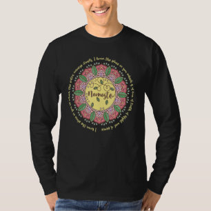Meditation Saying Mandala Yoga Greeting We Are On  T-Shirt