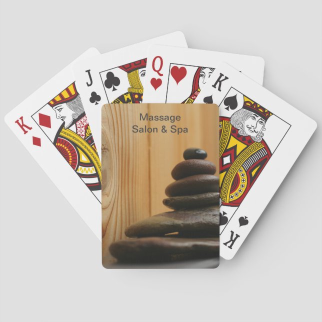 Meditation Stones Deck of Cards (Back)