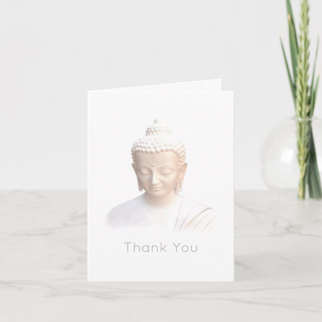 Meditation Teacher Appreciation Thank You Card (Front)