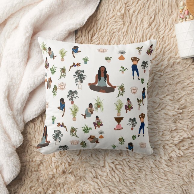 Meditation Throw Pillow (Blanket)