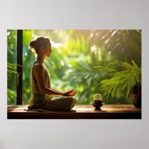 Meditation Tranquil Peaceful Nature  Poster