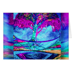 Meditation Tree of Life in Purple