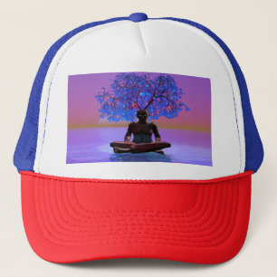 Meditation Tree Trucker Hat