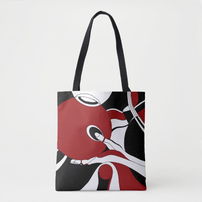 Meditation With Circles Tote Bag (Front)