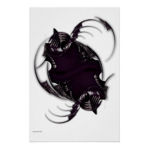 "Meditation with Ellipse" , Glossy Poster