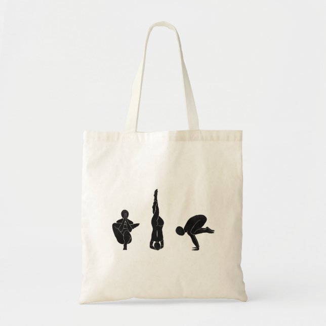 Meditation, yoga, Attitude Tote Bag (Front)
