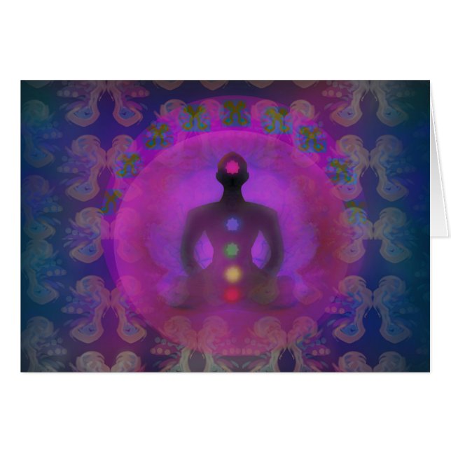 Meditation Yoga Card (Front Horizontal)