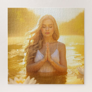 MEDITATION - YOGA -- CARPE DIEM JIGSAW PUZZLE