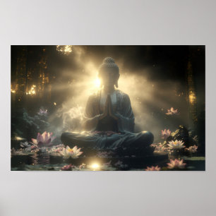 MEDITATION - YOGA - CARPE DIEM POSTER