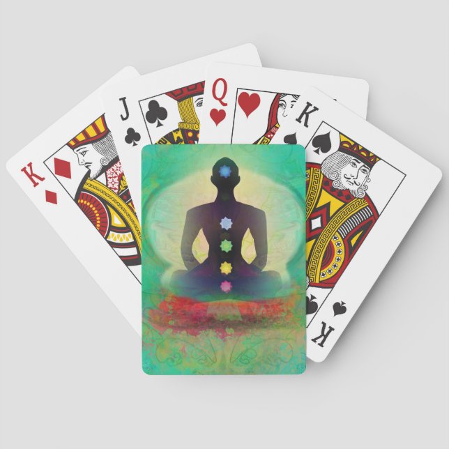 Meditation Yoga Classic Playing Card (Back)