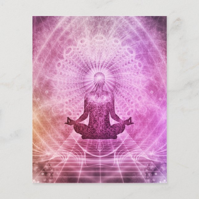 Meditation Yoga Faith Flyer (Back)