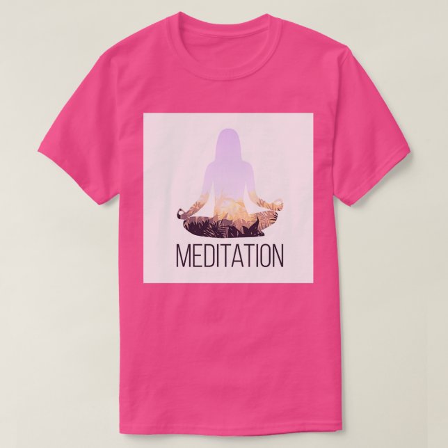 Meditation Yoga for peace T-Shirt (Design Front)