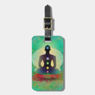 Meditation Yoga Luggage Tag