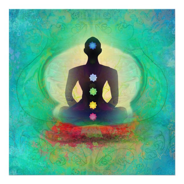 Meditation Yoga Photo Enlargement Print (Front)