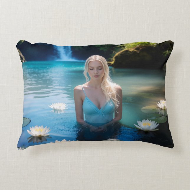 MEDITATION - YOGA - WELLNESS - CARPE DIEM DECORATIVE CUSHION (Front)