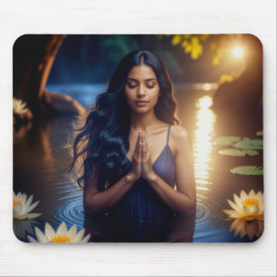 MEDITATION - YOGA - WELLNESS - CARPE DIEM MOUSE PAD