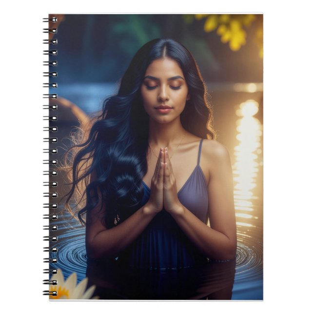 MEDITATION - YOGA - WELLNESS - CARPE DIEM NOTEBOOK (Front)
