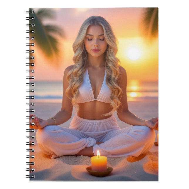 MEDITATION - YOGA - WELLNESS - CARPE DIEM NOTEBOOK (Front)