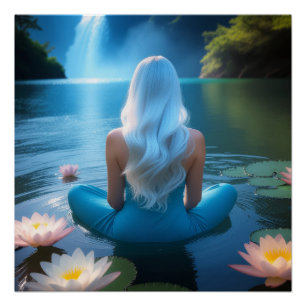 MEDITATION - YOGA - WELLNESS - CARPE DIEM POSTER