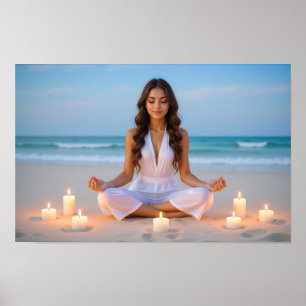 MEDITATION - YOGA - WELLNESS - CARPE DIEM POSTER