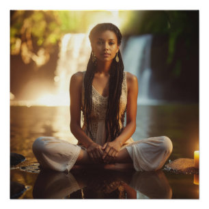 MEDITATION - YOGA - WELLNESS - CARPE DIEM POSTER