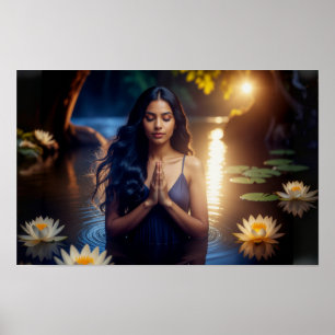 MEDITATION - YOGA - WELLNESS - CARPE DIEM POSTER