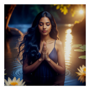 MEDITATION - YOGA - WELLNESS - CARPE DIEM POSTER