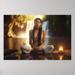 MEDITATION - YOGA - WELLNESS - CARPE DIEM POSTER