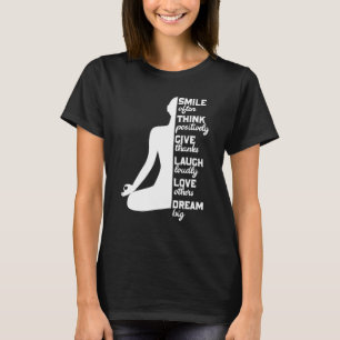 Meditation Yoga Zen Quote For Yoga Mindfulness T-Shirt