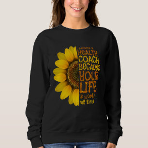Meditation Your Life Is Worth My Time Wellness Hea Sweatshirt
