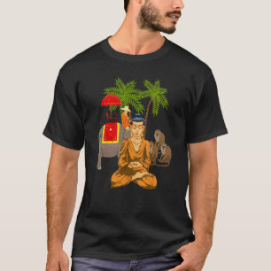 Meditation Zen Buddhist Spiritual Yoga Elephant Bu T-Shirt