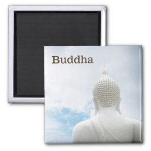 Meditative Buddha Square Magnet
