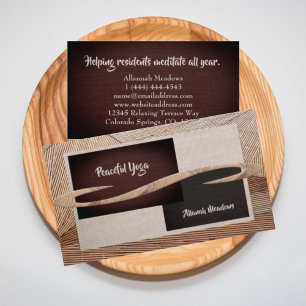 Meditative Business Card for Yogi Professionals