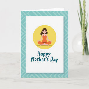 Meditative Mothers Day Image Card