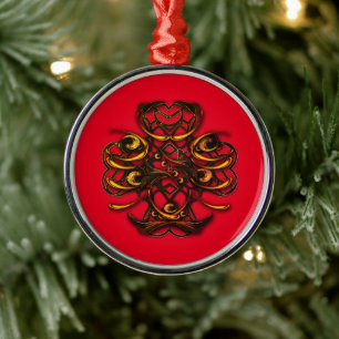 "Meditative Poetry", Metal Tree Decoration