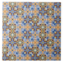 Mediterranean blue &brown