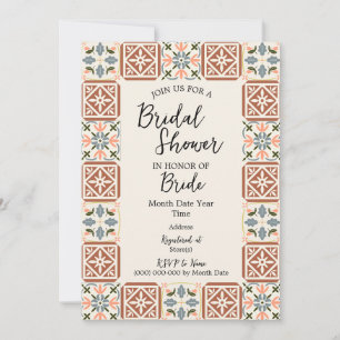 Mediterranean Bridal Shower Invitation