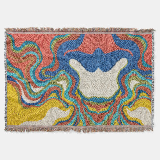 Mediterranean Cobalt Terracotta Blanket