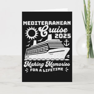 Mediterranean Cruise 2025 Matching Family Group Va Card