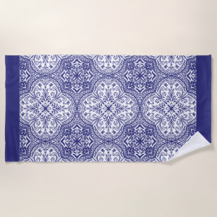 Mediterranean Deep Cobalt Beach Towel